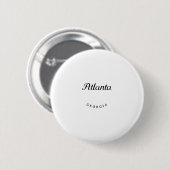 Badge Rond 5 Cm GA d'Atlanta (Devant & derrière)