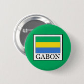 Badge Rond 5 Cm Gabon (Devant & derrière)