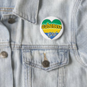 Badge Rond 5 Cm Gabonaise (En situation)