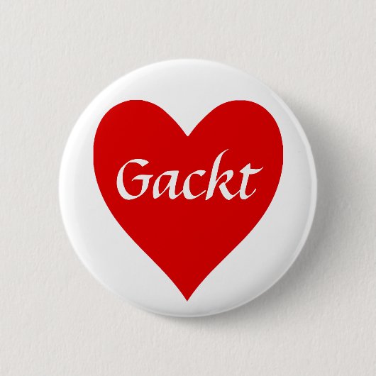 Badge Rond 5 Cm Gackt (Devant)