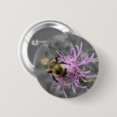 Badge Rond 5 Cm Gaffez l'abeille (Devant & derrière)