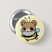 Badge Rond 5 Cm Gaffez l'ours (Devant & derrière)
