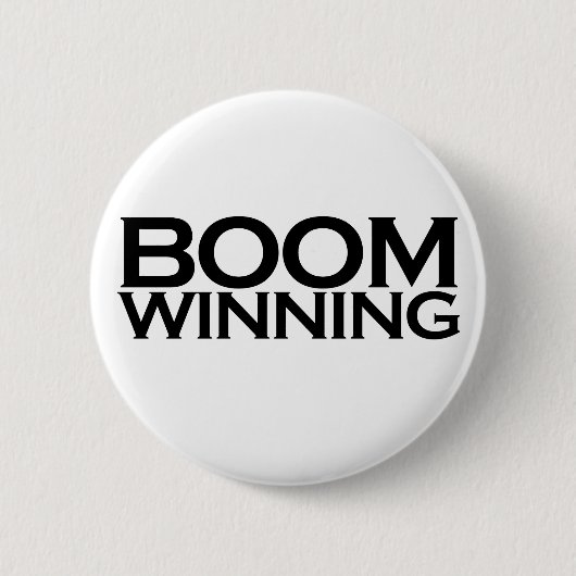 Badge Rond 5 Cm Gagnant du Boom (Devant)