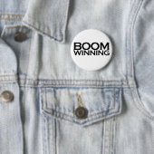 Badge Rond 5 Cm Gagnant du Boom (En situation)