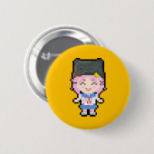 Badge Rond 5 Cm Gakkou Gurashi ! ~ Yuki Takeya (Devant & derrière)