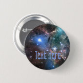 Badge Rond 5 Cm Galaxie (Devant & derrière)