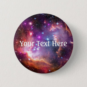 Badge Rond 5 Cm Galaxie Angélique Falln