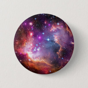 Badge Rond 5 Cm Galaxie Angélique Falln
