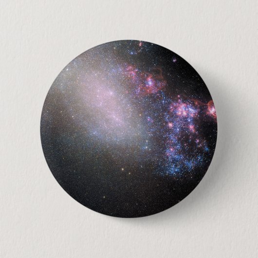 Badge Rond 5 Cm Galaxie irrégulière Ngc 4485 (Devant)