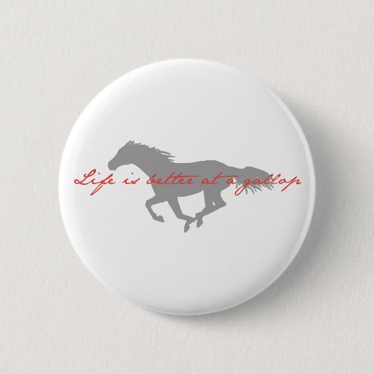 Badge Rond 5 Cm Gallop (Devant)