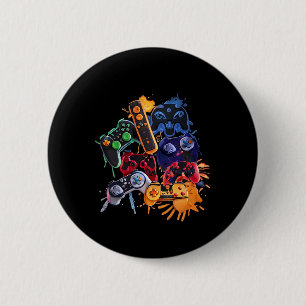 Badge Rond 5 Cm Game Control All Things Video Game Controller