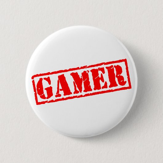 Badge Rond 5 Cm Gamer (Devant)