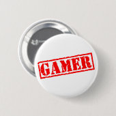 Badge Rond 5 Cm Gamer (Devant & derrière)