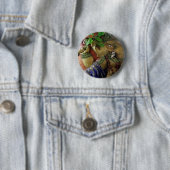 Badge Rond 5 Cm Ganapati Ganesh (En situation)