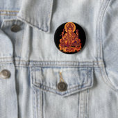 Badge Rond 5 Cm Ganesh - solvant des obstacles (En situation)