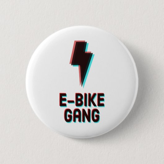 Badge Rond 5 Cm Gang de VTT électrique (Devant)