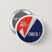 Badge Rond 5 Cm Gant d'audit ? (Devant & derrière)