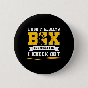 Badge Rond 5 Cm Gants de boxe anglaise G de kickboxing Punching Sh