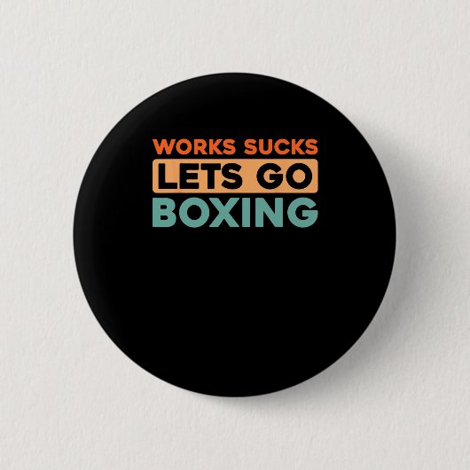 Badge Rond 5 Cm Gants de boxe - Boxe de combat Sparring (Devant)