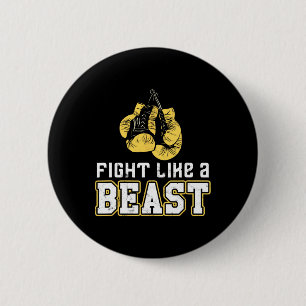 Badge Rond 5 Cm Gants de boxe Boxe thaïlandaise Muay Thai Kickboxi