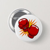 Badge Rond 5 Cm Gants de boxe de bande dessinée (Devant & derrière)
