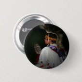 Badge Rond 5 Cm Garçon cherokee (Devant & derrière)