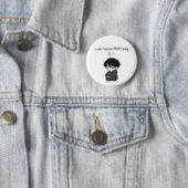 Badge Rond 5 Cm Garçon Chibi Peu Sociable Relatable (En situation)