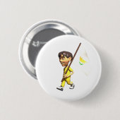 Badge Rond 5 Cm Garçon chypriote (Devant & derrière)