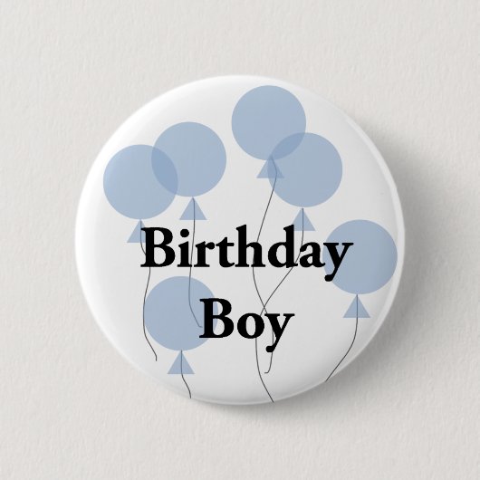 Badge Rond 5 Cm Garçon d'anniversaire (Devant)