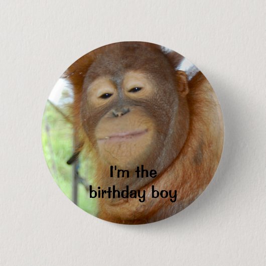 Badge Rond 5 Cm Garçon d'anniversaire (Devant)