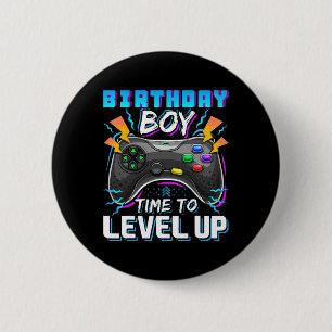 Badge Rond 5 Cm Garçon d'anniversaire Il est temps de passer au ni