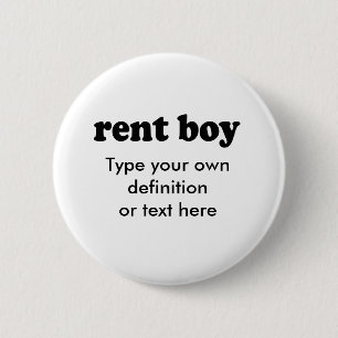 BADGE ROND 5 CM GARÇON DE LOYER