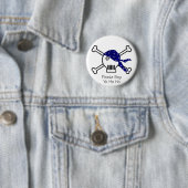Badge Rond 5 Cm Garçon de pirate (En situation)