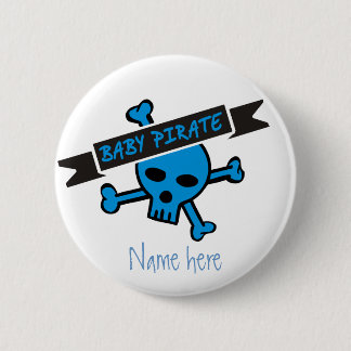 Badge Rond 5 Cm Garçon de pirate de bébé