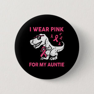 Badge Rond 5 Cm Garçon Je Porte Du Rose Pour Ma Tante Décernée Du