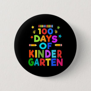 Badge Rond 5 Cm Garçons 100 Jours De Maternelle Célébration Enfant