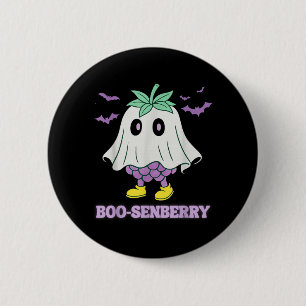 Badge Rond 5 Cm Garçons Boo-Senberry Mûre Diabolique Drôle