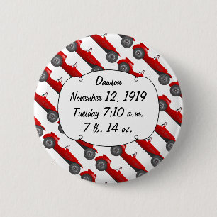 Badge Rond 5 Cm Garçons Chambre classique Cadeaux de voiture Sweet