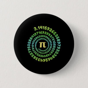 Badge Rond 5 Cm Garçons Filles Pi Day Infinity Math Lover Geek Ner