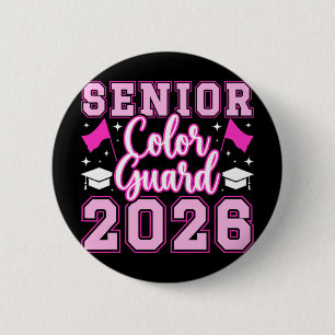 Badge Rond 5 Cm Garde de couleur senior 2026 Cl de 2026 Garde de c
