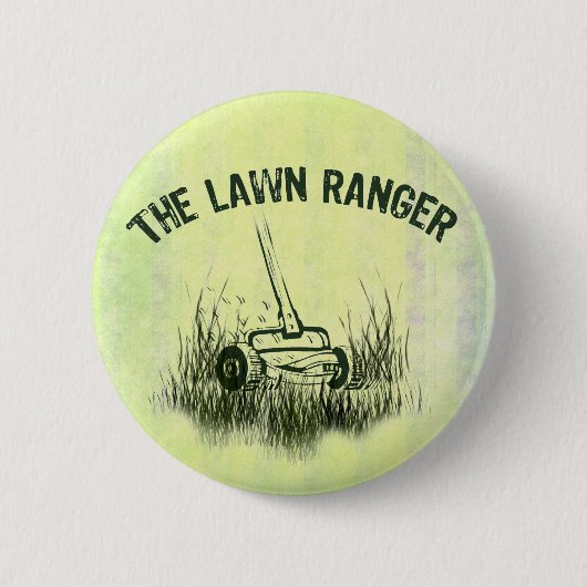 Badge Rond 5 Cm Garde forestière de pelouse (Devant)