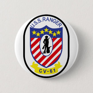 Badge Rond 5 Cm Garde forestière d'USS (CV-61)