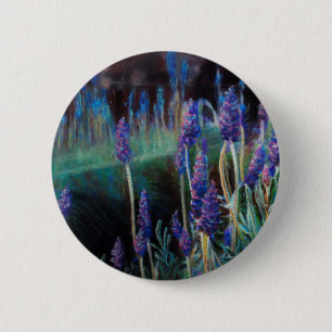 Badge Rond 5 Cm Garden By the Pond at Twilight