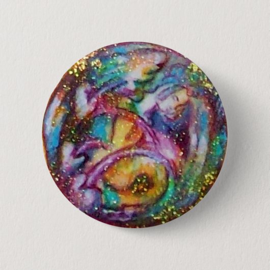 BADGE ROND 5 CM GARDEN OF THE LOST SHADOWS - DREAMING FAIRY (Devant)