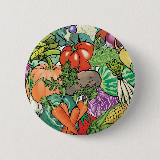 Badge Rond 5 Cm Gardener végétal (Devant)