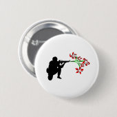 Badge Rond 5 Cm Gardez la paix (Devant & derrière)