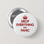 Badge Rond 5 Cm Gardez le calme ? Pfft ! (Devant & derrière)