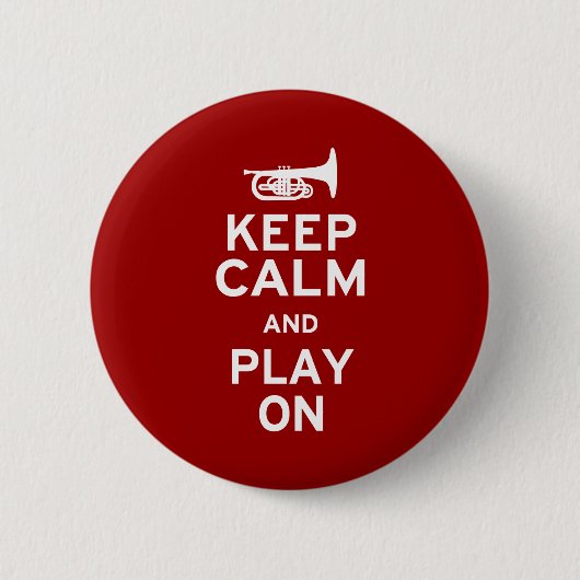 Badge Rond 5 Cm Gardez le micro calme (Devant)