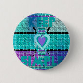 Badge Rond 5 Cm Gardez-le simple (Devant)