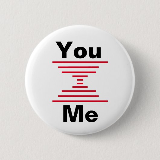 Badge Rond 5 Cm Gardez votre espace (Devant)